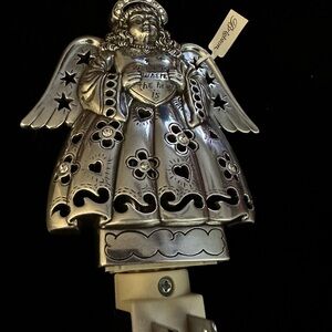 Brighton Silver Angel Night Light new with tags